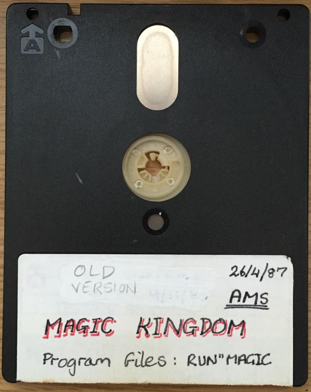 Dizzy: The Ultimate Cartoon Adventure Other ("Oliver Twins" development materials): Magic Kingdom (old version) disk for Amstrad, 26/4/87