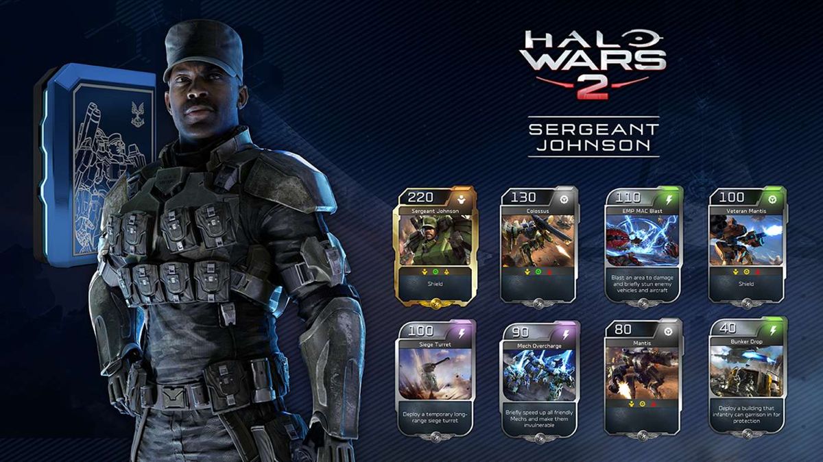 Halo Wars 2: Sergeant Johnson Leader Pack Other (Microsoft.com product page)