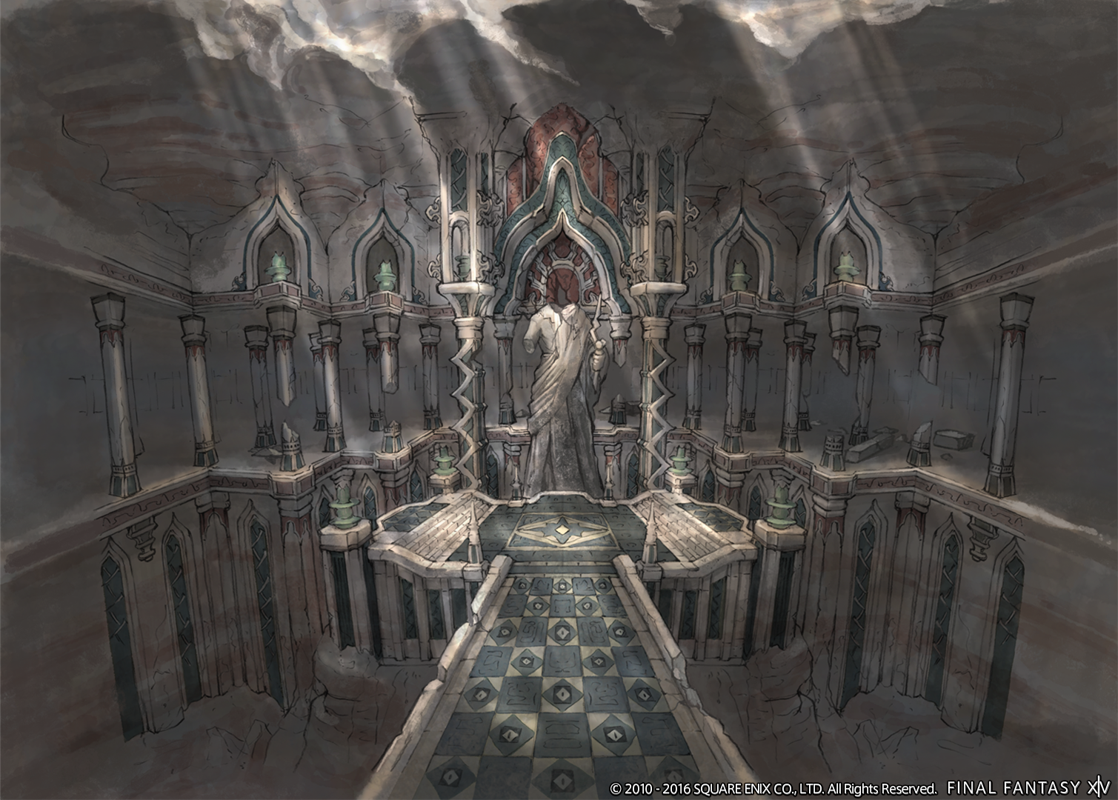 Final Fantasy XIV Online: Stormblood Concept Art (Square Enix official promo announce art/logo, Oct. 2016)