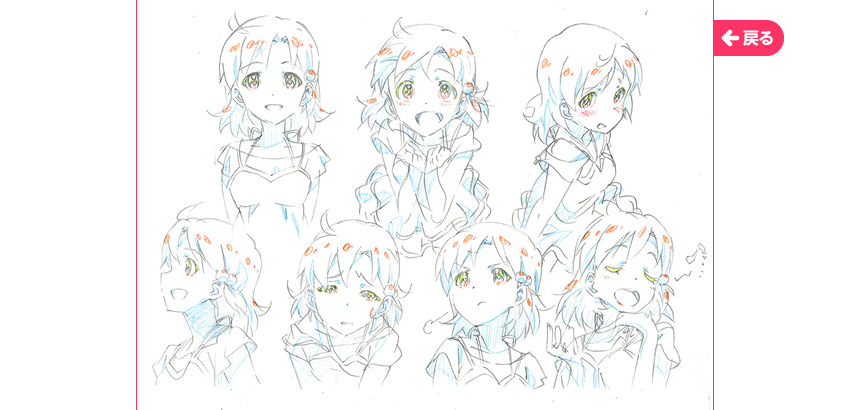 The iDOLM@STER: Million Live! Concept Art (Official site - Character bios): 矢吹 可奈