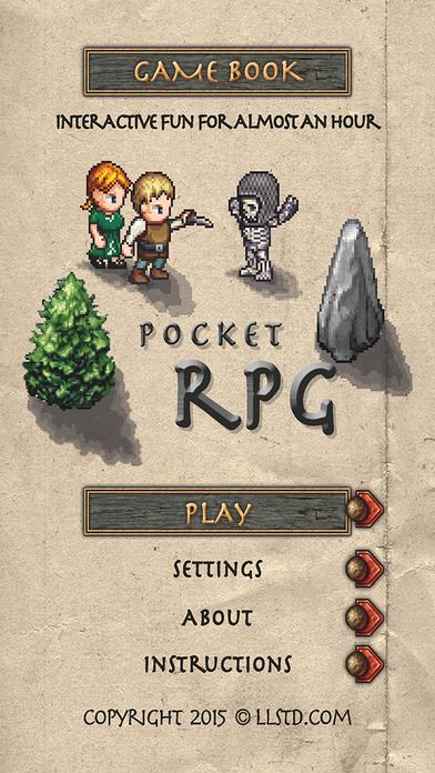 Gamebook: Pocket RPG Screenshot (iTunes Store)