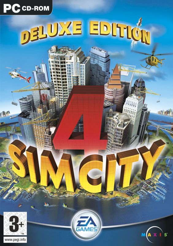 SimCity 4: Deluxe Edition Other (Electronic Arts UK Press Extranet, 2004-01-20): UK cover art