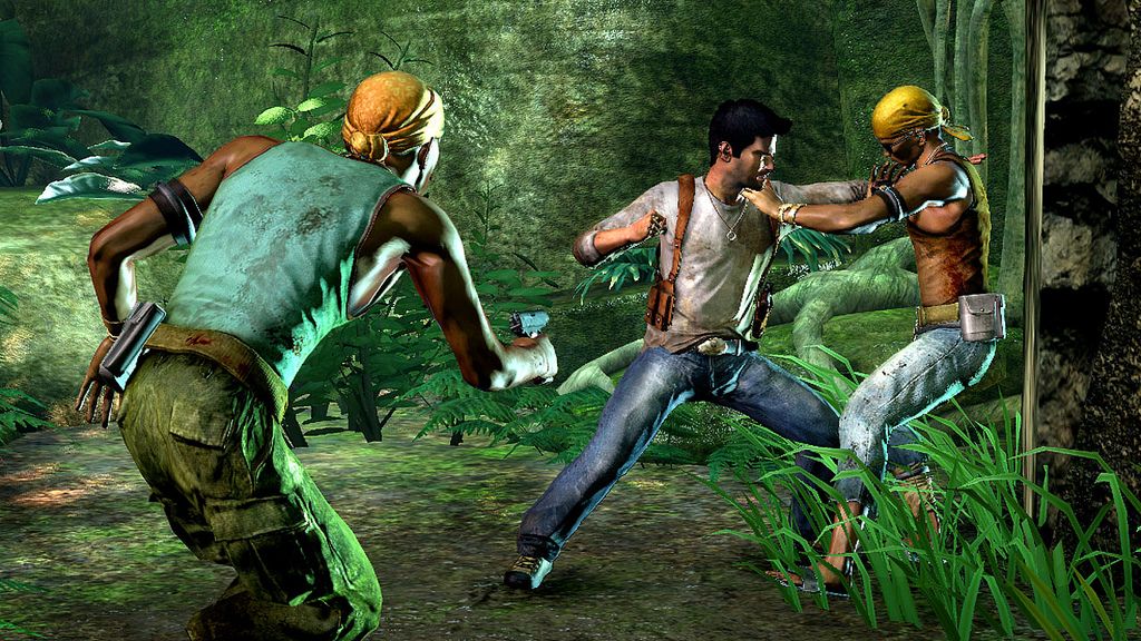 Uncharted: Drake's Fortune Screenshot (Naughty Dog's Product Page)