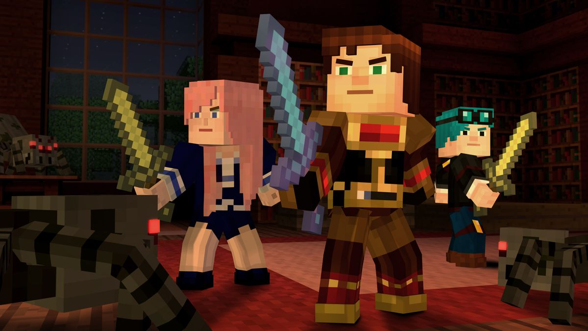 Minecraft: Story Mode official promotional image - MobyGames