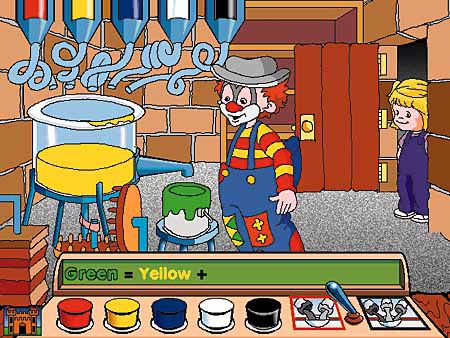 A Color Clown Comes to Town Screenshot (DiAmar.com, 1997-07-10)