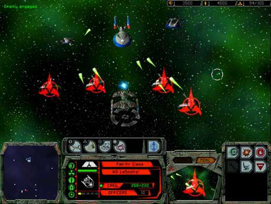 Star Trek: Armada Screenshot (Klingon promotional screenshots): Fek'lhr broadcasting a Death Chant