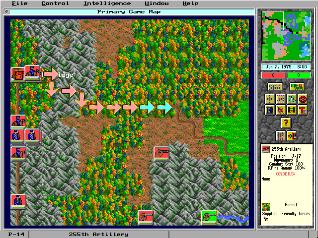 Empire II: The Art of War Screenshot (3DO/New World Computing website, 1997): Battle View