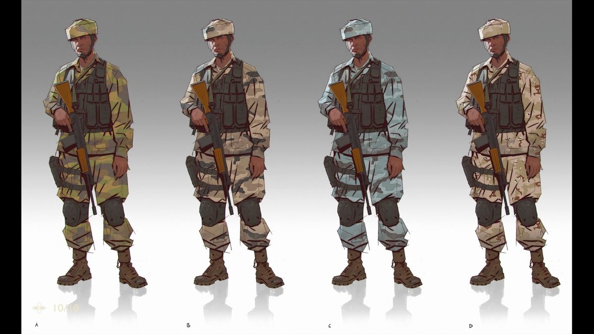Uncharted: The Lost Legacy Concept Art (In game reward bonus gallery)