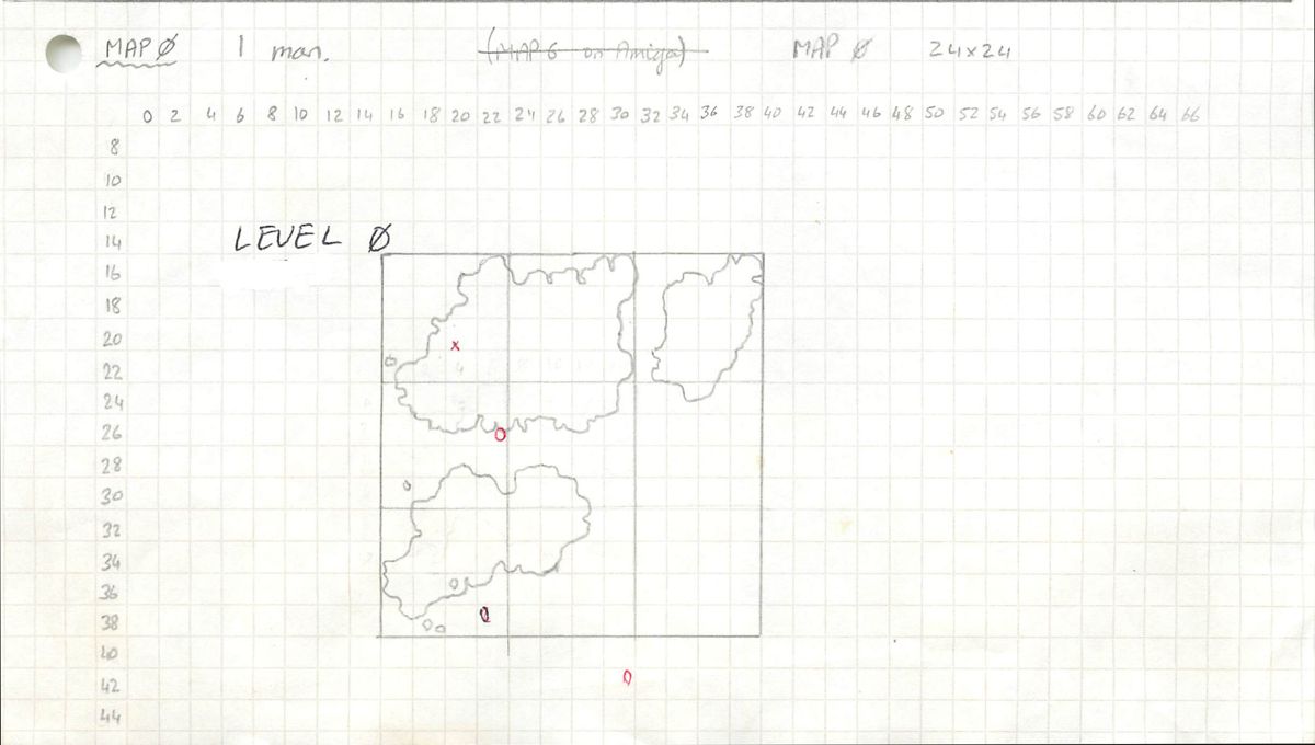 Firehawk Concept Art ("Oliver Twins" development materials): Maps Map 0, level 0