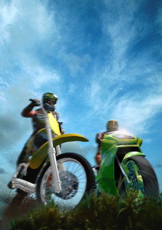 Moto Racer Render (Press Kit - PC Collector (July 1997)): Cover 2