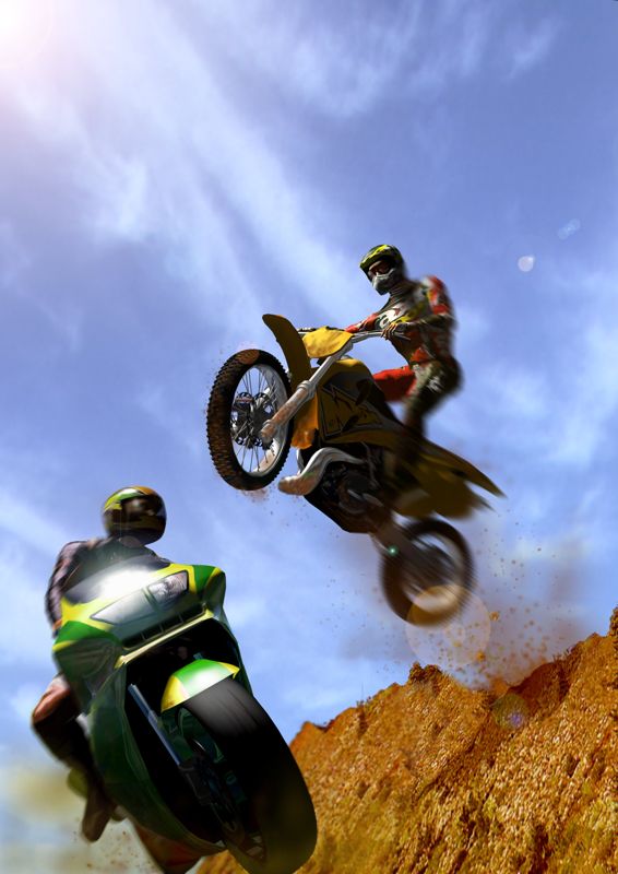 Moto Racer Render (Press Kit - PC Collector (July 1997)):<br> Cover 4