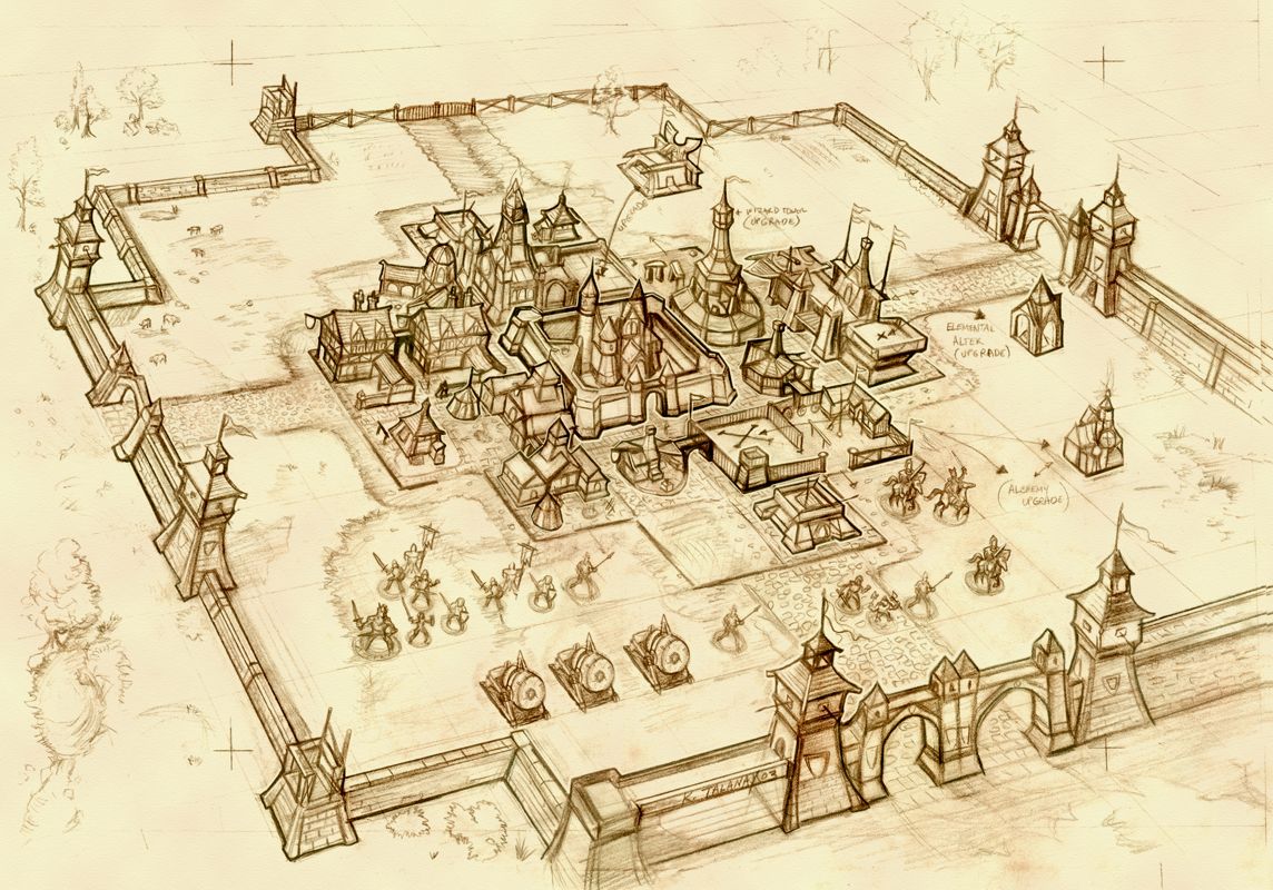 Dungeons & Dragons: Dragonshard Concept Art (Fan Site Kit): Order City