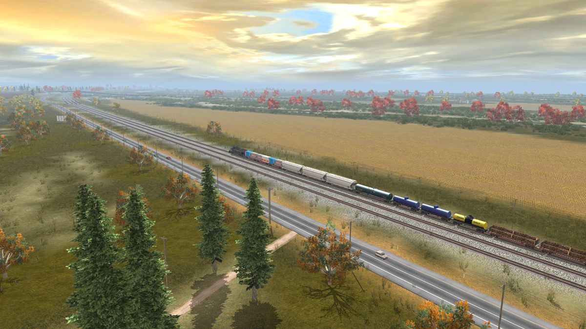 Trainz: Trainz Route Fall Harvest Nebraska Screenshot (Steam)