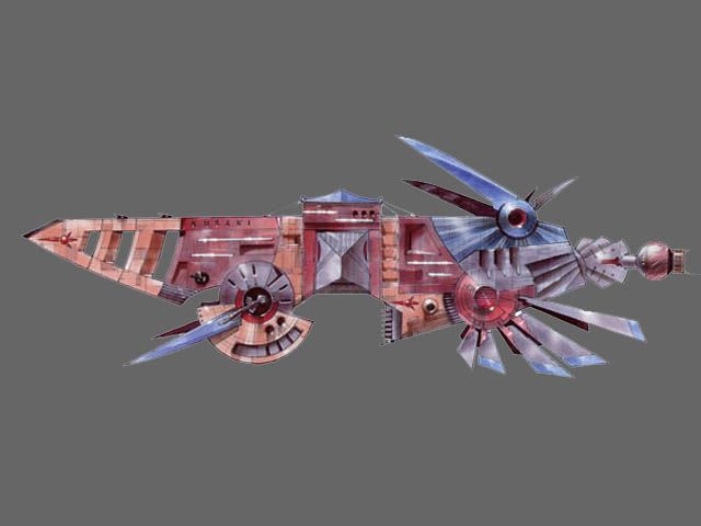 Freelancer Concept Art (Official Fansite Kit): Kusari - Battleship