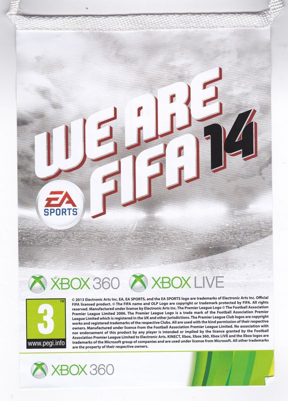 FIFA 14 Other (In-store promotional material (UK version)): Flag 2