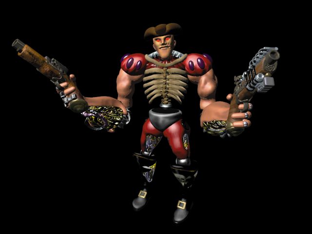 Re-Loaded Render (Press Kit - PC Collector (January 1997)): Character: Cap'n Hands