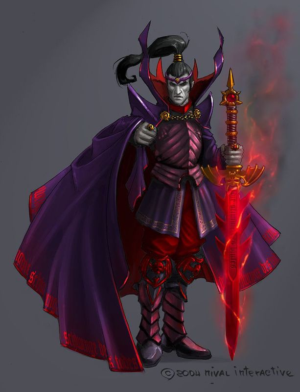 Heroes of Might and Magic V Concept Art (HOMM IV Complete DVD - Bonus Artwork - Renders and Concepts): Vampire Lord