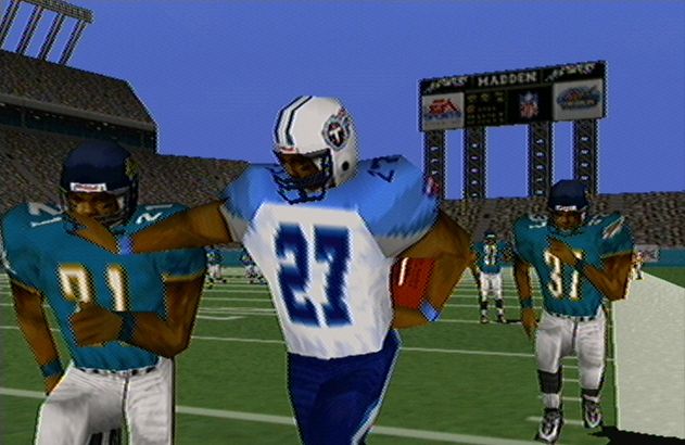 Madden NFL 2001 official promotional image MobyGames