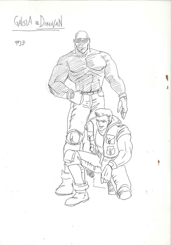 Streets of Rage 2 Concept Art (Planning documents for the game shared by the developer - Ancient Co.)