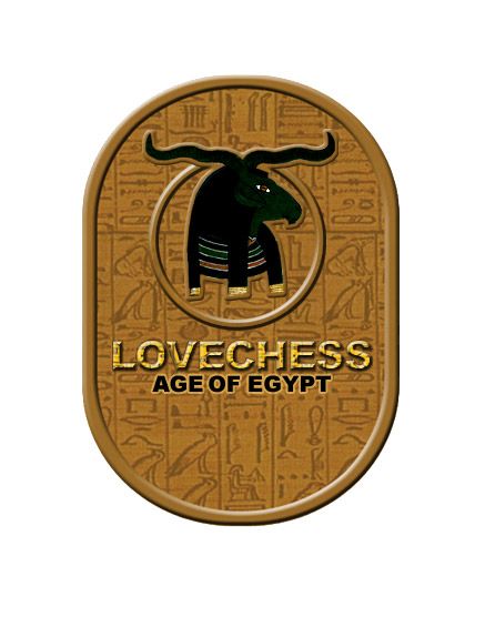LoveChess: Age of Egypt Logo (Press Kit, 2006): Embleem