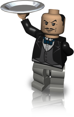 LEGO Batman: The Videogame Render (Feral Interactive site): Alfred Pennyworth
