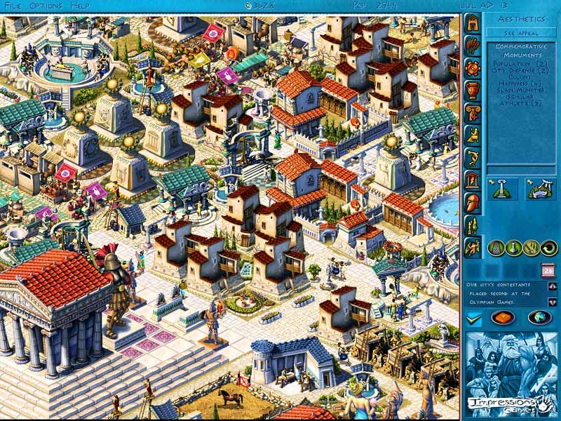 Zeus: Master of Olympus Screenshot (Official website, 2000)