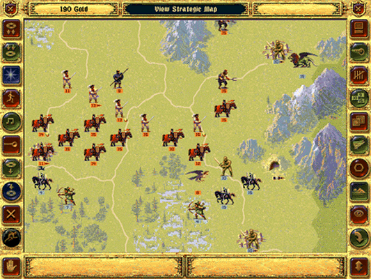 Fantasy General Screenshot (SSI website, 1996): The Battle Lines Are Drawn
