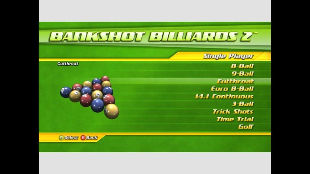 Bankshot Billiards 2 Screenshot (Xbox.com product page)