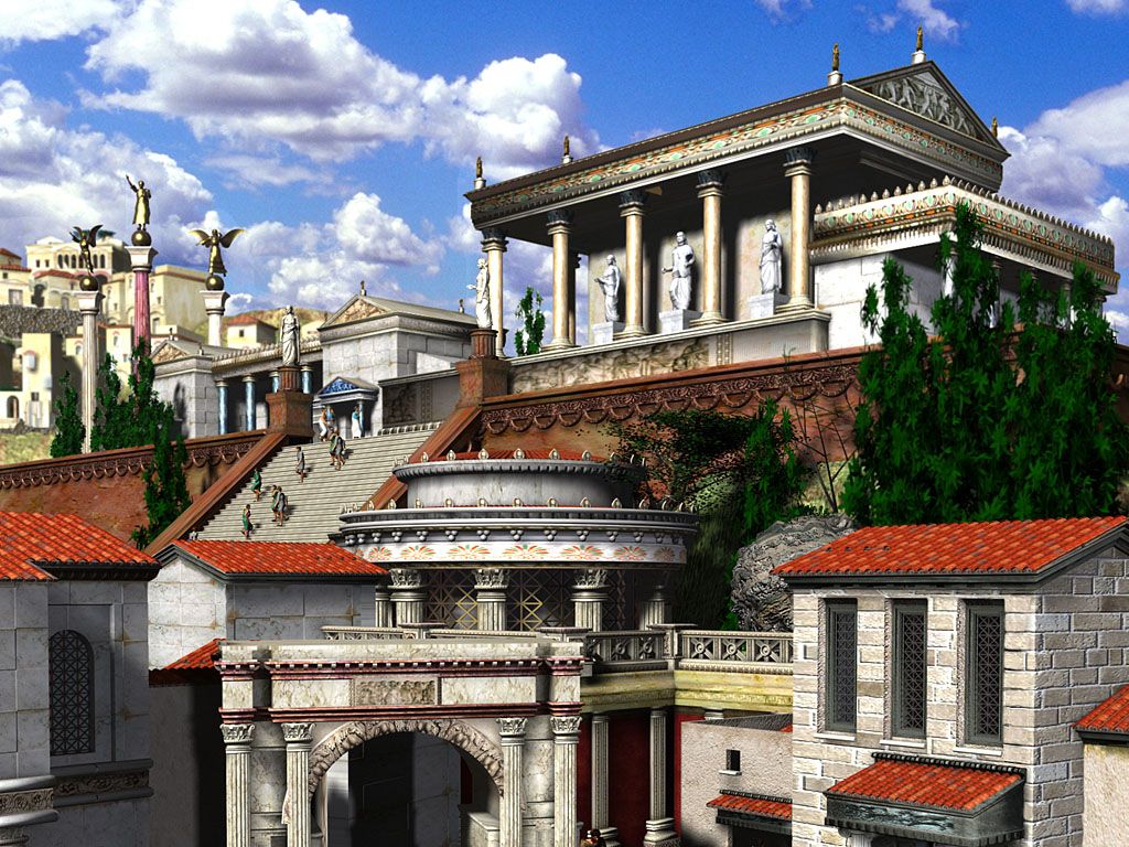 Caesar III Render (Official website, 2000): City