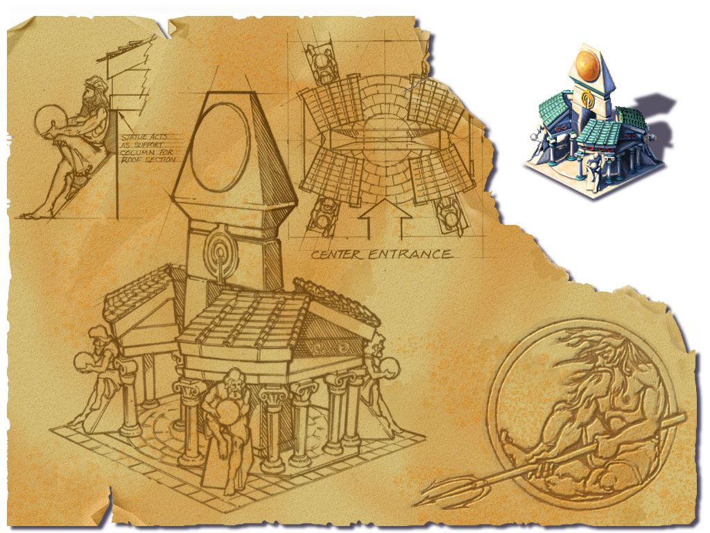 Poseidon: Zeus Official Expansion Concept Art (Zeus: Master of Olympus website, 2001)