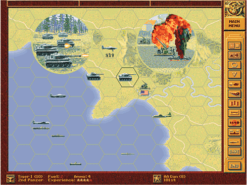 Panzer General Screenshot (SSI website, 1997)