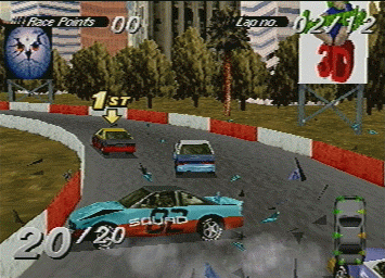 Destruction Derby Screenshot (Games Guide review, 1997)