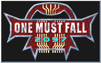 One Must Fall 2097 Logo (Epic MegaGames website, 1996)