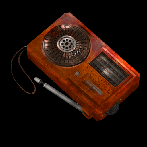 Silent Hill 3 Render (Official Press Kit - Weapons and Items Renders): Radio