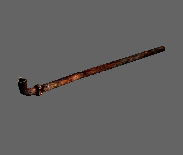 Silent Hill 3 Render (Official Press Kit - Weapons and Items Renders): Steelpipe