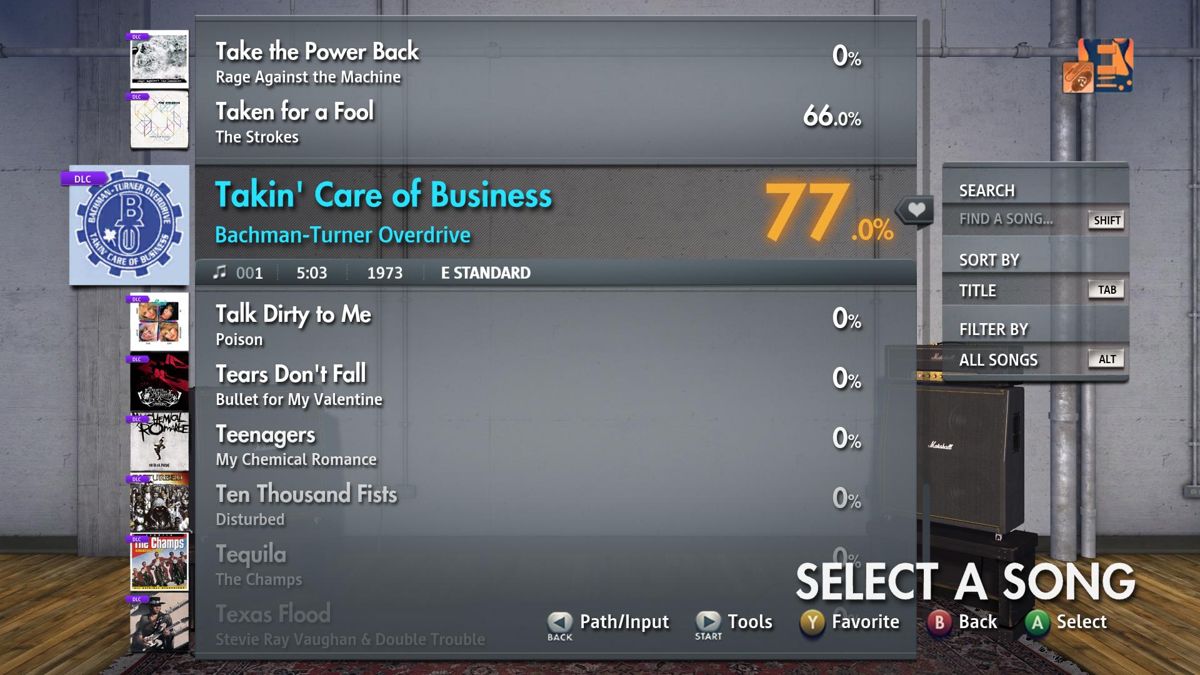 Rocksmith: All-new 2014 Edition - Bachman-Turner Overdrive: Takin' Care of Business Screenshot (Steam)