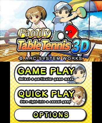 Family Table Tennis 3D Screenshot (Nintendo.com)
