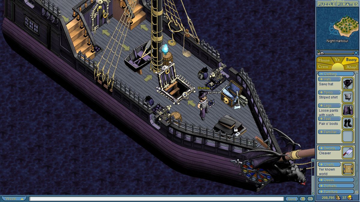 Puzzle Pirates: Dark Seas - Shadow Fleet pack Screenshot (Steam)