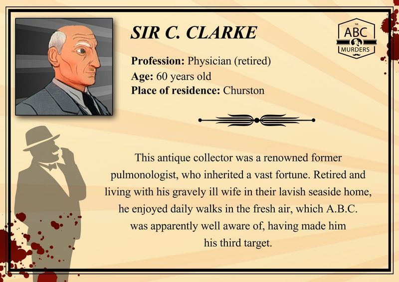 Agatha Christie: The ABC Murders Render (Official Website (2016)): Sir C. Clarke