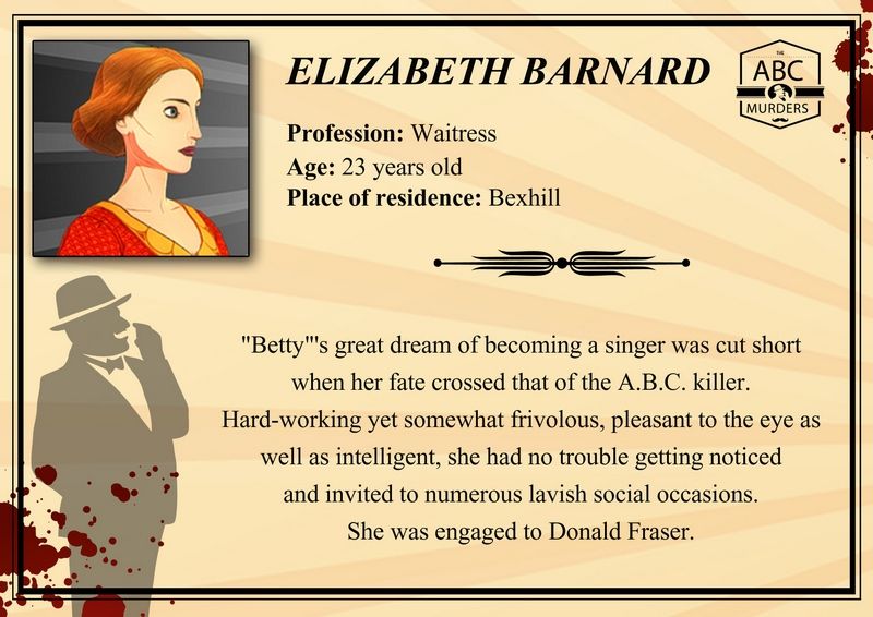 Agatha Christie: The ABC Murders Render (Official Website (2016)): Elizabeth Barnard