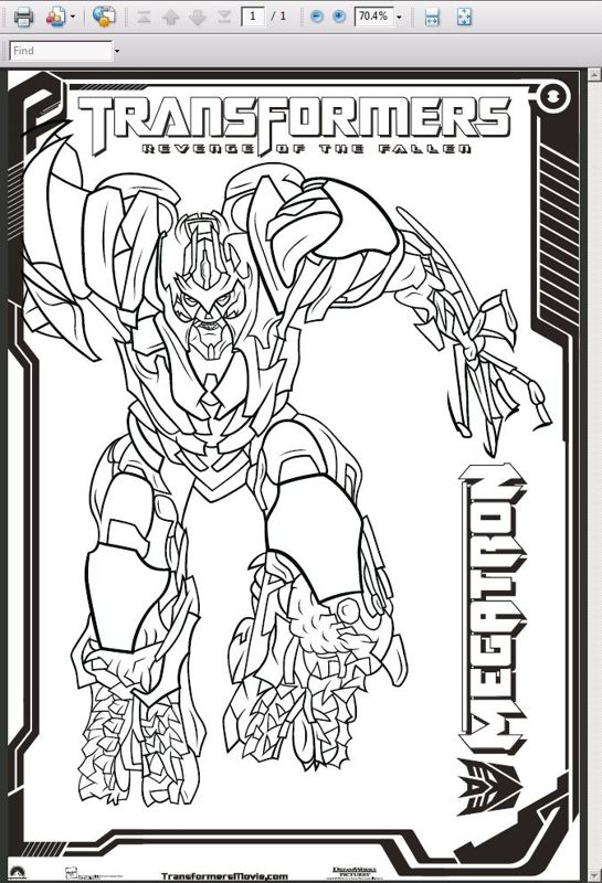 Transformers Revenge of the Fallen Limited Edition Video CD