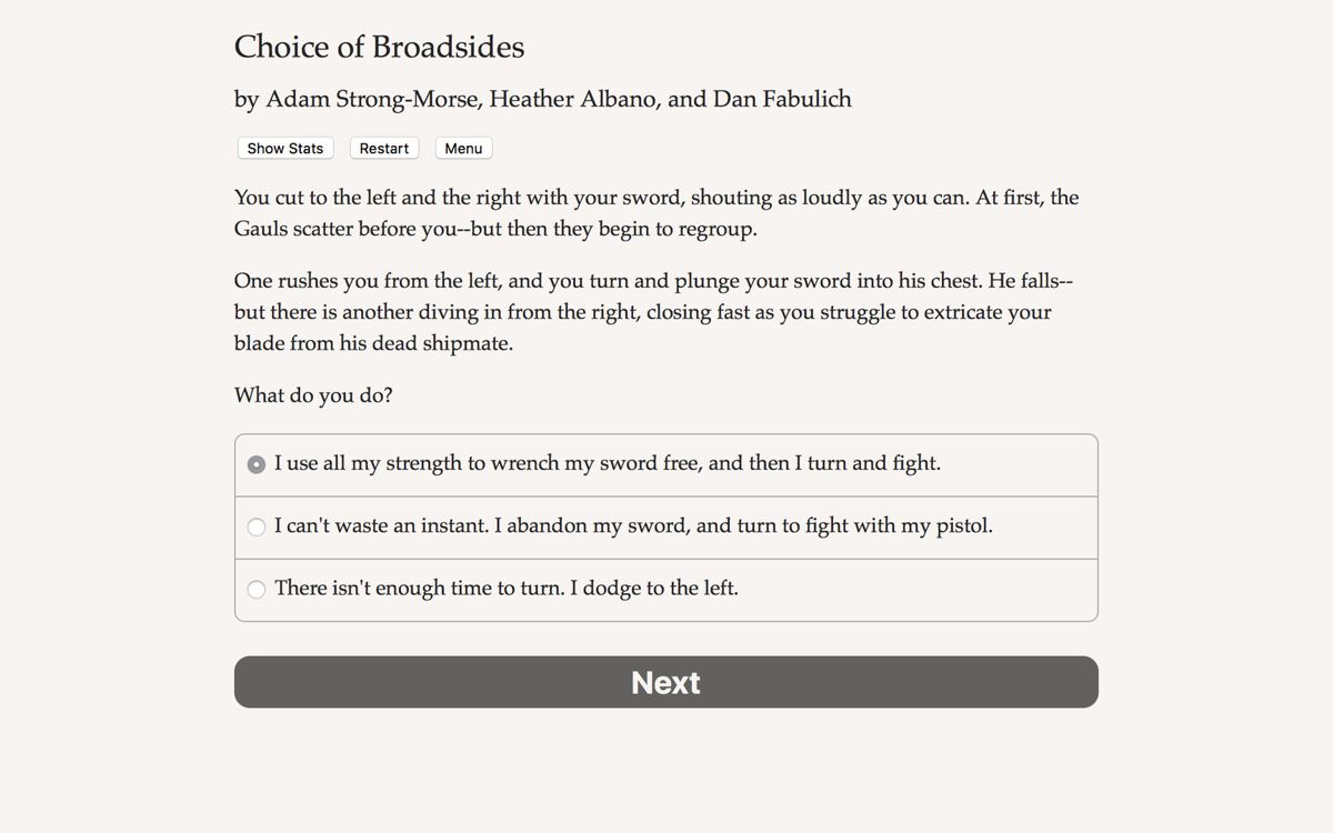 Choice of Broadsides Screenshot (Steam)