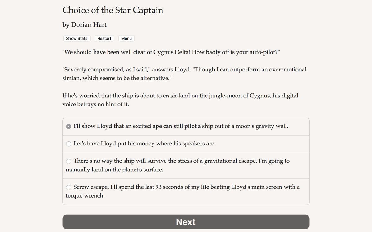 Choice of the Star Captain Screenshot (Steam)