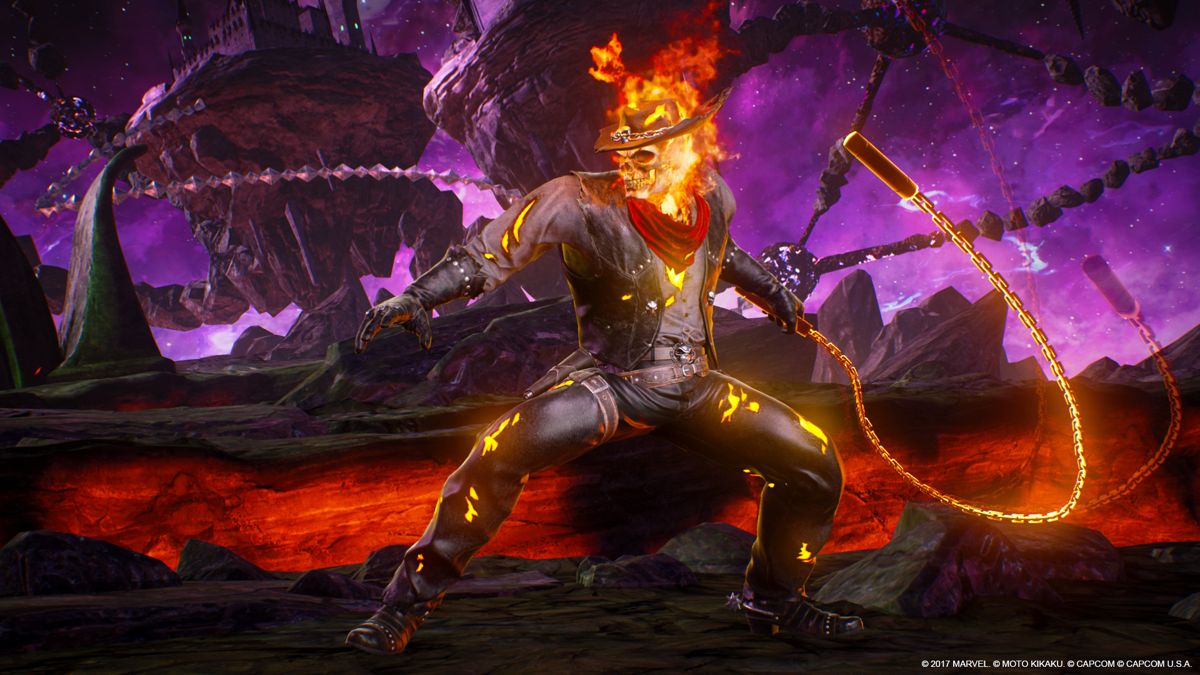 Marvel vs. Capcom: Infinite - Ghost Rider Outlaw Costume Screenshot (Steam)