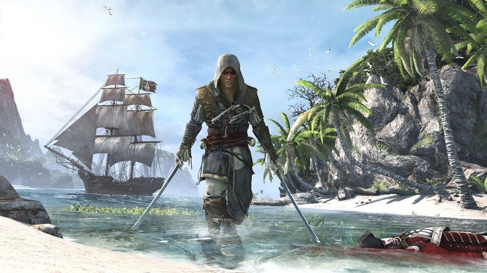 Assassin's Creed IV: Black Flag Screenshot (Xbox.com product page): Edward ready for a fight