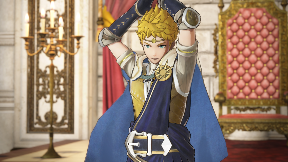 Fire Emblem: Warriors Screenshot (Official Press Kit - In-Game Shots): Fighting - I'm gonna be a knight