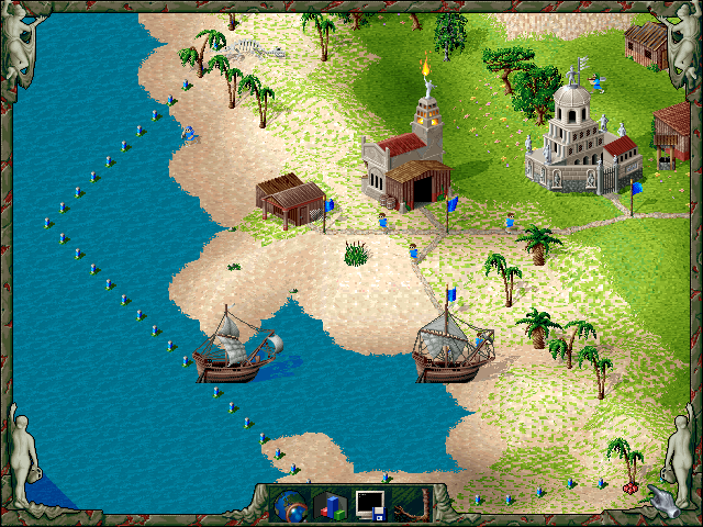 The Settlers II: Veni, Vidi, Vici Screenshot (Power Play cover CD, Special Issue January 1997 (December 1996))