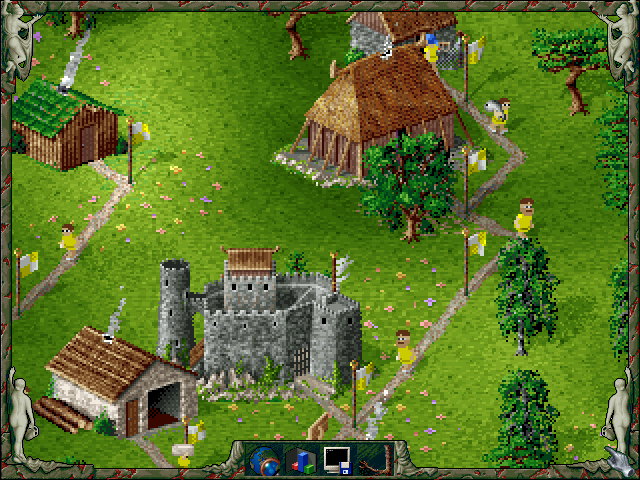 The Settlers II: Veni, Vidi, Vici Screenshot (Power Play cover CD, Special Issue January 1997 (December 1996)): This screenshot was also featured on Blue Byte website (in lower quality).