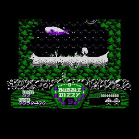 Bubble Dizzy Screenshot ("Oliver Twins" developing material ): For Amstrad CPC.