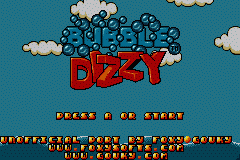 Bubble Dizzy Screenshot ("Oliver Twins" developing material ): V. 0.99 (GBA Game)